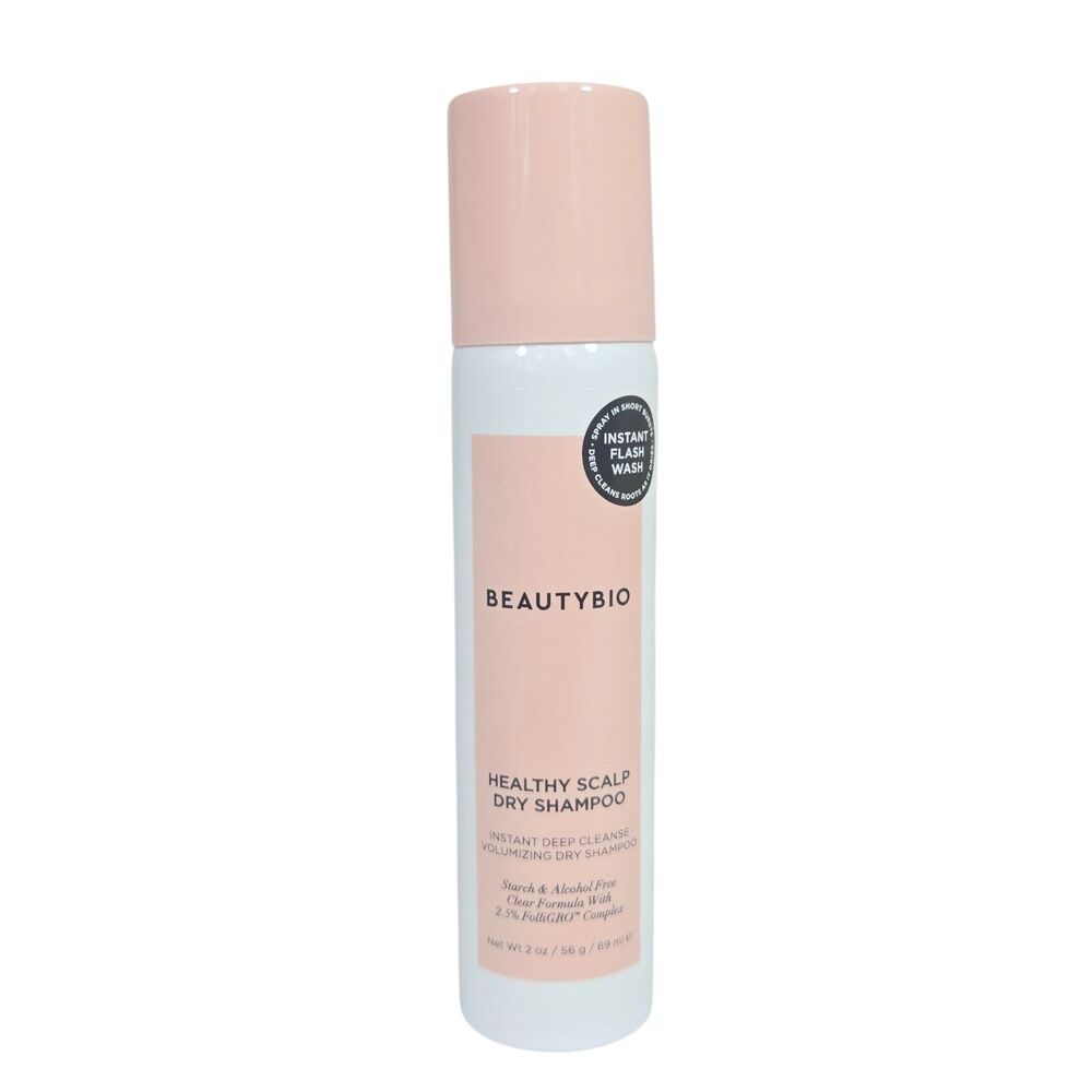 BeautyBio Healthy Scalp Dry Shampoo Spray Instant Deep Cleanse Volumizing 2 oz